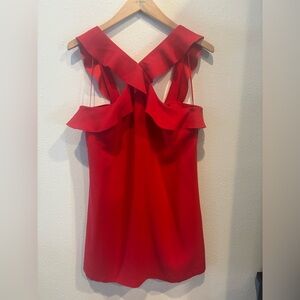Banana Republic Red Dress 6